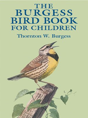 cover image of The Burgess Bird Book for Children